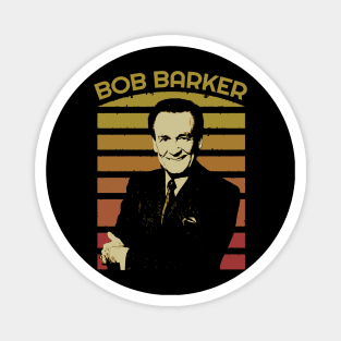 bob barker retro sunset style Magnet